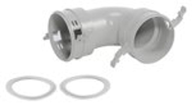Vaillant Bogen 90 Gr. ohne Befestigungs- sockel Durchm. 75/62 mm mit Dichtungen, 0020176826