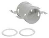 Vaillant Verbindungsmuffe Luftschlauch Durchm. 75/62 mm mit Dichtungen, 0020176831