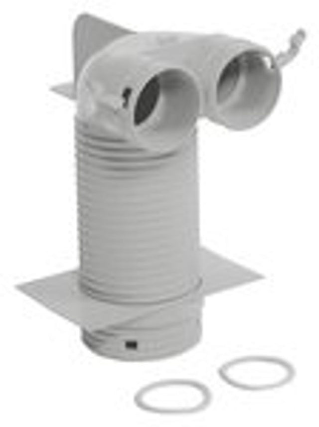 Vaillant Ventilanschluss 90 Grd. Durchm. 125 mm für zwei Luftschläuche, 0020176832