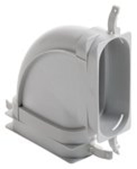 Vaillant Bogen flach 90 Grd. horizontal 52 x 132 mm mit Dichtungen, 0020180838