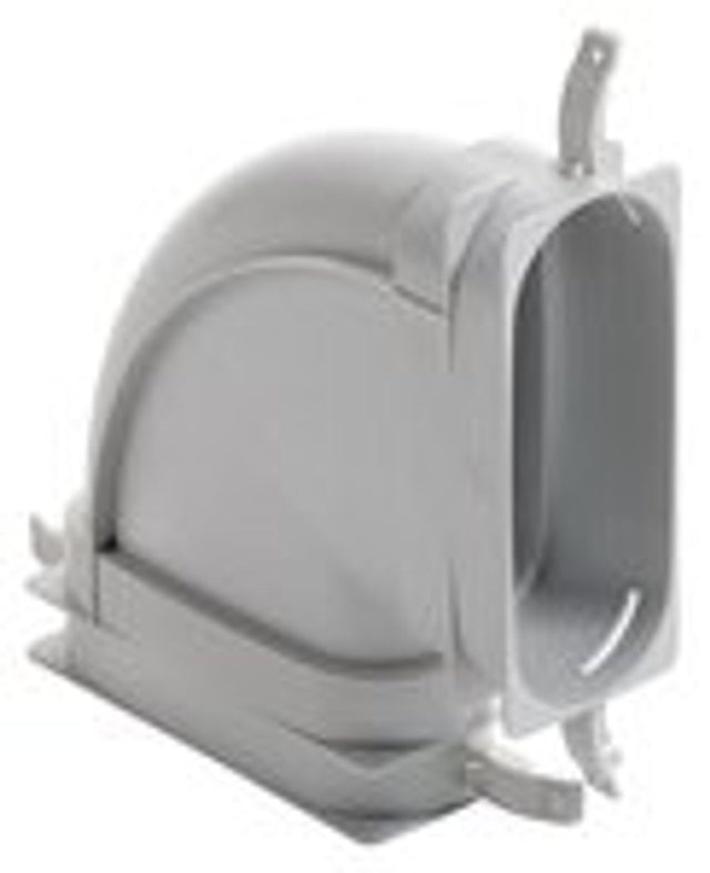 Vaillant Bogen flach 90 Grd. horizontal 52 x 132 mm mit Dichtungen, 0020180838