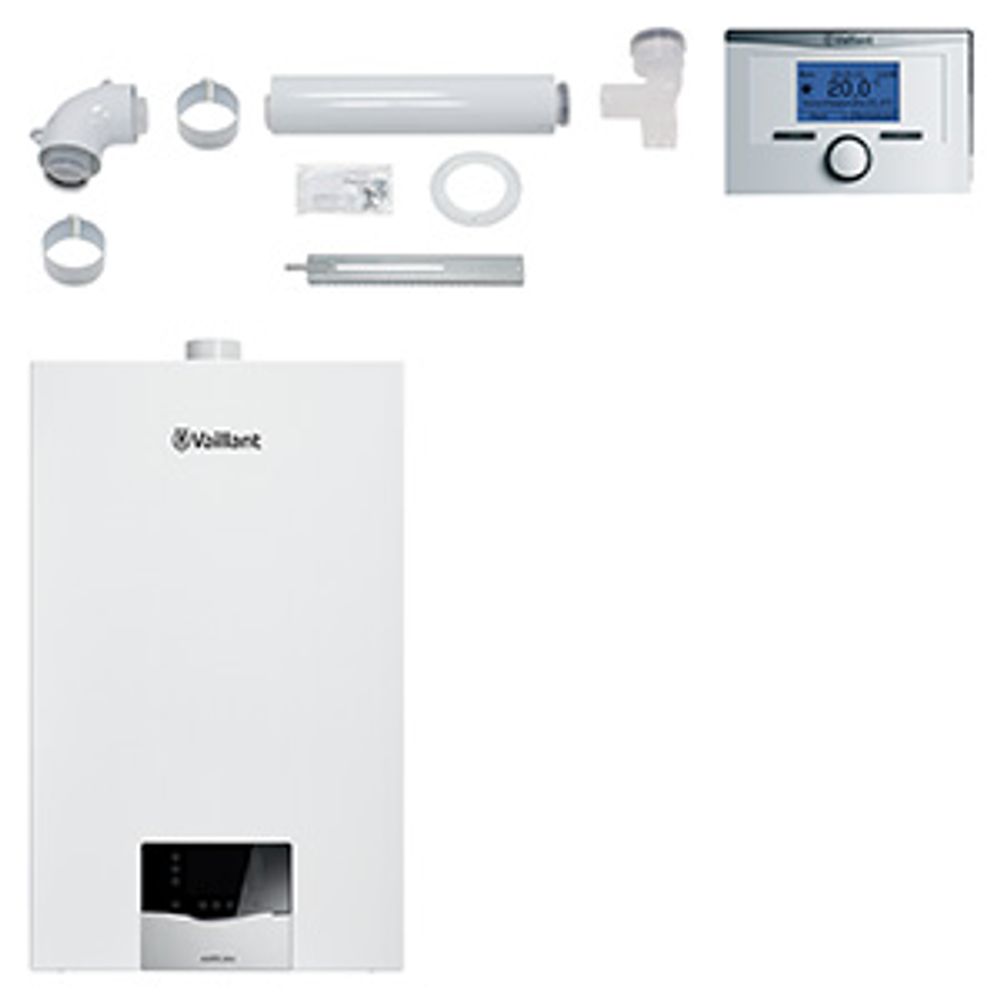 Vaillant Paket 1.192 Mehrfachbel. 3er VC 20CS/1-5,VRT 350,inkl. Abgasleitung, 8000014508