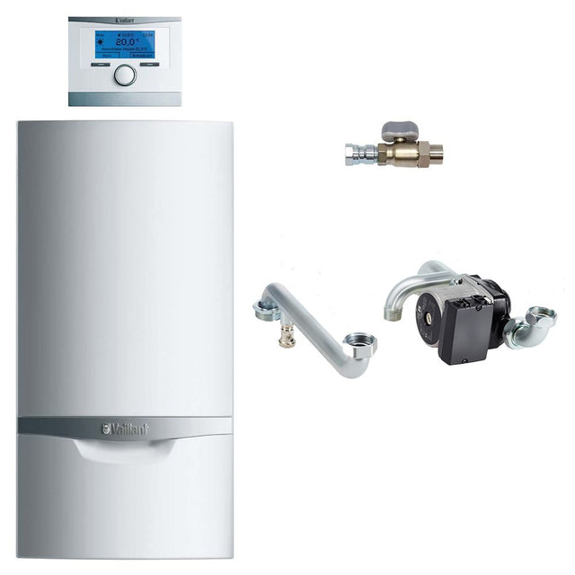 Vaillant Paket 1.203/7 ecoTEC plus VC 1006/5 LL, VRC 700/6,Zubehör, 8000016640