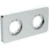 Ideal Standard 2er Rosette Archimodule Soft, 83x166mm, Chrom, A1541AA