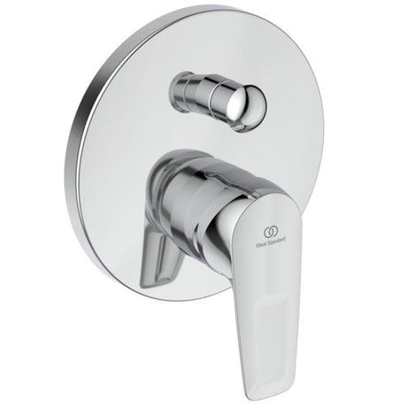 Ideal Standard Badearmatur UP Ceramix Blue, Bausatz 2, Rosettendurchm. 163mm, Chrom, A5664AA