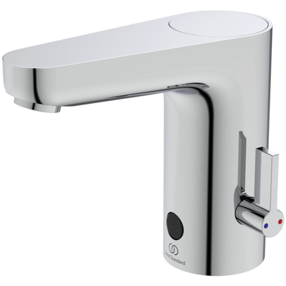 Ideal Standard Sensor-WT-Armatur Ceraplus, m.Misch., Netzbetrieben, Ausld.116mm, Chrom, A6146AA
