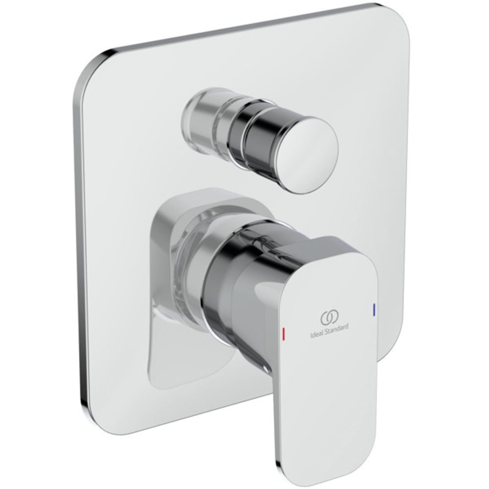 Ideal Standard Badearmatur UP Tonic II, Bausatz 2, Rosette 163x163mm, Chrom, A6340AA