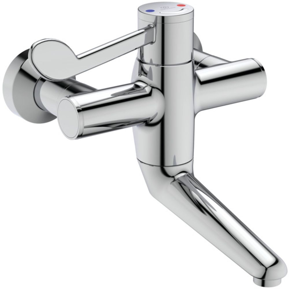 Ideal Standard Wand-WT-Thermostat Ceraplus Safe SQ Ausld. 256mm Chrom, A6702AA