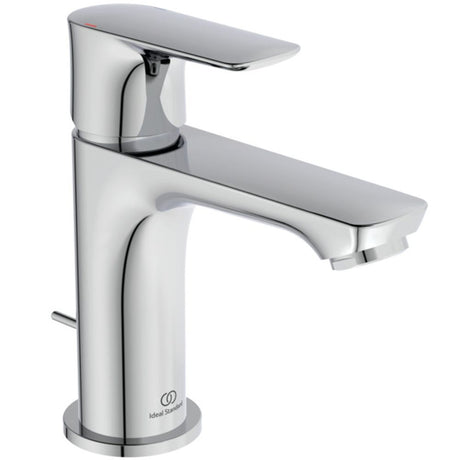 Ideal Standard Waschtischarmatur Connect Air, Slim, 5 l/min., m.Ablgarn., Ausld.107mm, Chrom, A7007AA