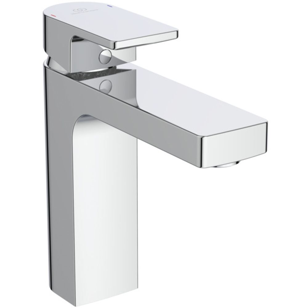 Ideal Standard Waschtischarmatur Edge, Grande, 5 l/min., m.Ablgarn., Ausld.138mm, Chrom, A7109AA