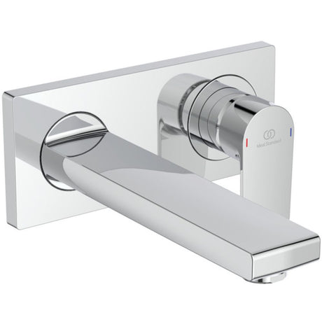 Ideal Standard Wand-Waschtischarmatur UP Edge, Bausatz 2, 5 l/min., Ausld. 191mm, Chrom, A7116AA