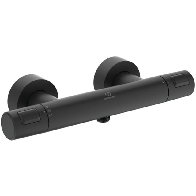 Ideal Standard Brausethermostat AP Ceratherm T25, Ausld. 80mm, Silk Black, A7201XG
