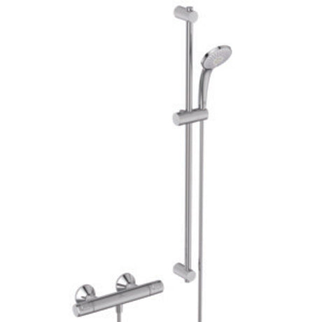 Ideal Standard Brausethermostat AP Ceratherm T25 Ausld.80mm Brausestange 900mm Chrom, A7204AA
