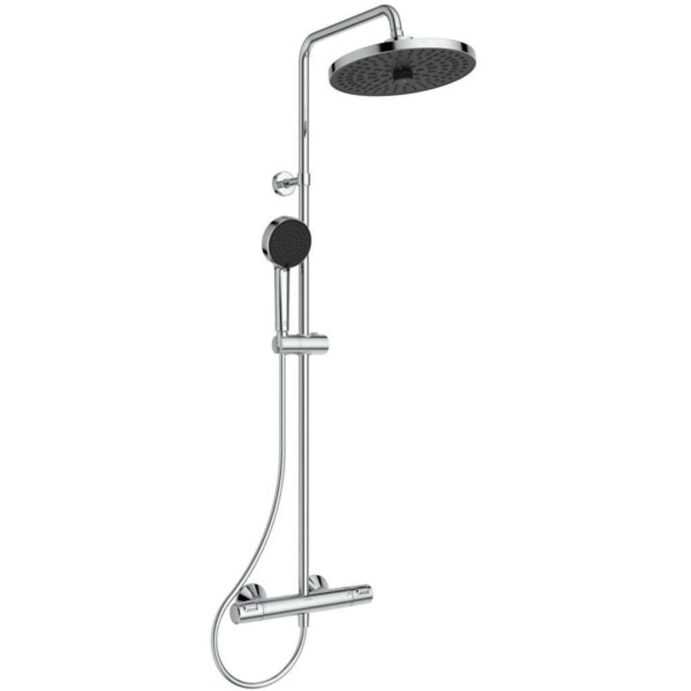 Ideal Standard Duschsystem Ceratherm T25+ mit Brausethermostat Chrom, A7212AA