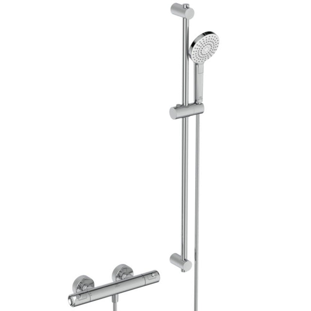 Ideal Standard Brausethermostat AP Ceratherm T50 Ausld.78mm Brausestange 900mm Chrom, A7218AA