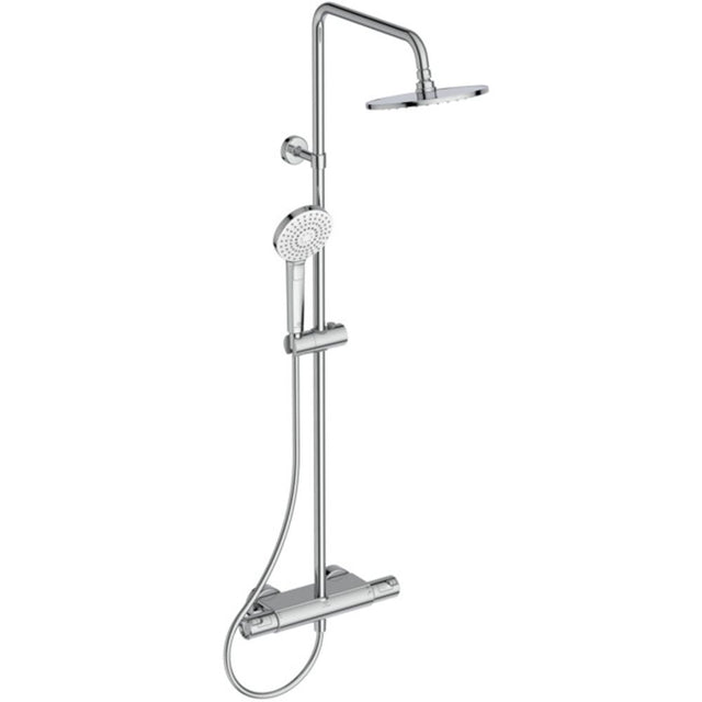 Ideal Standard Duschsystem Ceratherm T50 m.Brausethermostat Schlauch 1500mm Chrom, A7230AA