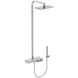 Ideal Standard Duschsystem Ceratherm S200 mit Ablage und Stick-Handbrause Chrom, A7332AA