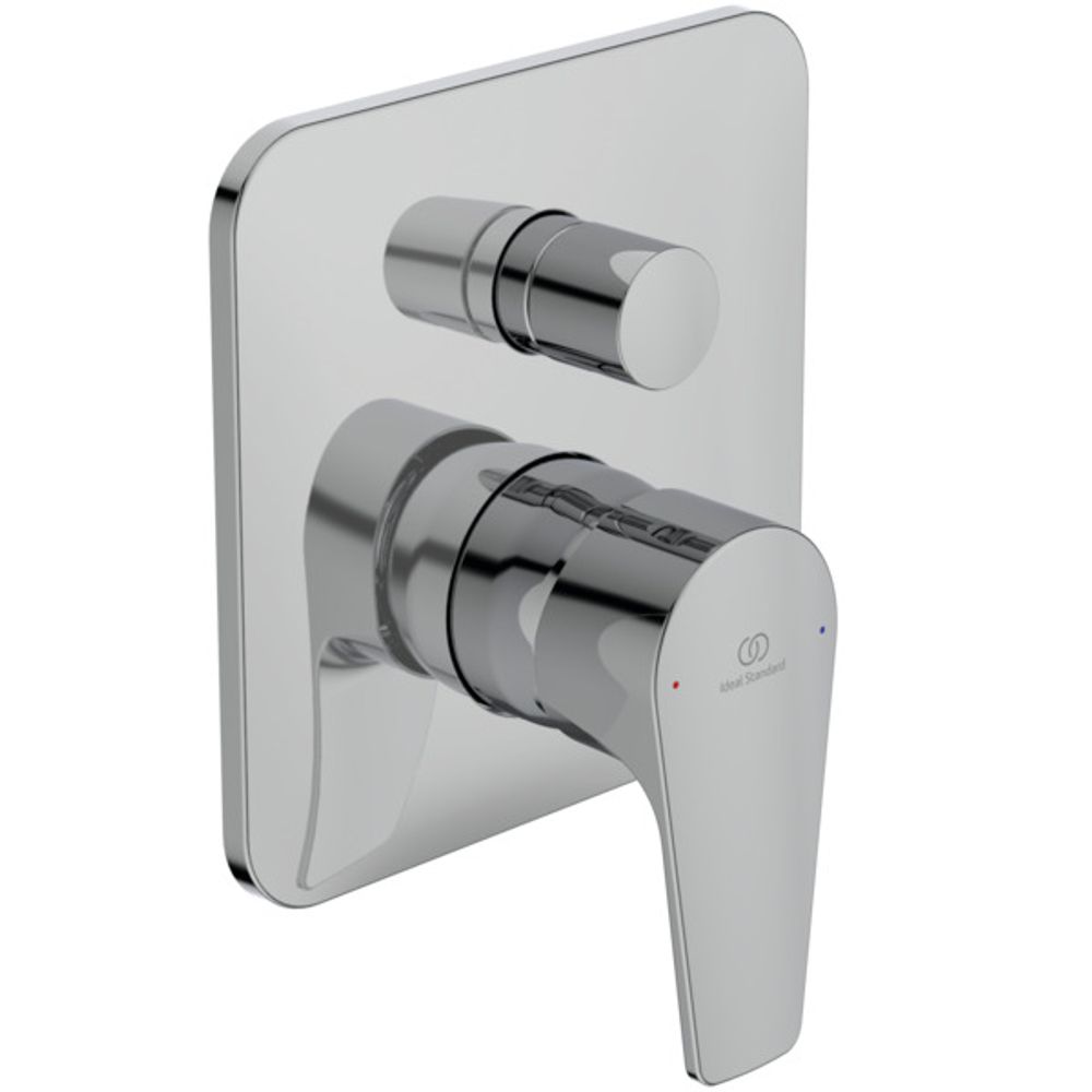 Ideal Standard Badearmatur UP Cerafine D, BS2, Rosette 163x163mm, Chrom, A7348AA