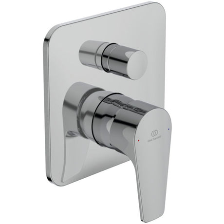 Ideal Standard Badearmatur UP Cerafine D, BS2, Rosette 163x163mm, Chrom, A7348AA