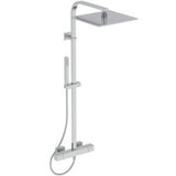 Ideal Standard Duschsystem Ceratherm C100 Square Kopfbrause 300x300mm m.Stick-HB Chrom, A7542AA