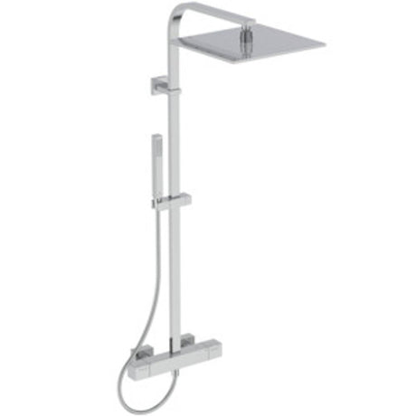 Ideal Standard Duschsystem Ceratherm C100 Square Kopfbrause 300x300mm m.Stick-HB Chrom, A7542AA