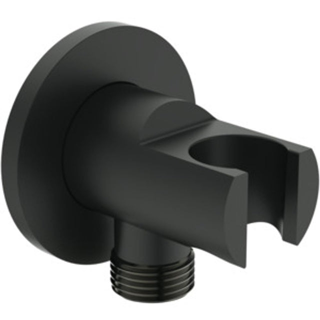 Ideal Standard Wandhalter Idealrain Atelier f.HB u.Brauseschlauch G1/2 Silk Black, BC807XG
