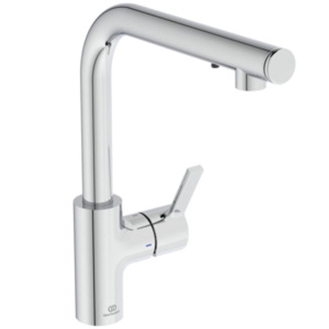 Ideal Standard Küchenarmatur Gusto Ausld.232mm L-Auslauf mit Seife Chrom, A7817AA