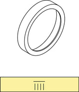Ideal Standard Dekorring mit Symbol Kopfbrause , A860859AA