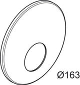 Ideal Standard UP-Rosette D163 Brause, Chrom , A860946AA
