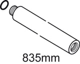 Ideal Standard Brausestange, d:25, Abstand L=835mm, Chrom, A861143AA