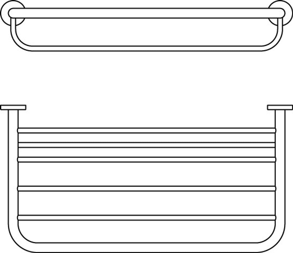 Ideal Standard Badetuchablage IOM 570mm, Chrom , A9106AA