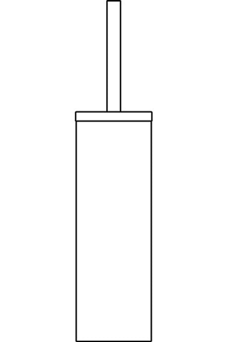Ideal Standard Bürstengarnitur IOM bodenstehend Edelstahl gebürstet, A9108MY