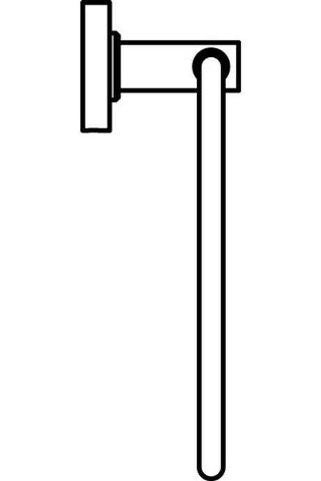 Ideal Standard Handtuchring IOM schwenkbar, Chrom , A9130AA