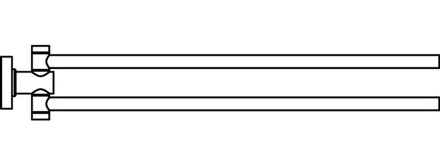 Ideal Standard Handtuchstange IOM doppelt, Chrom , A9131AA