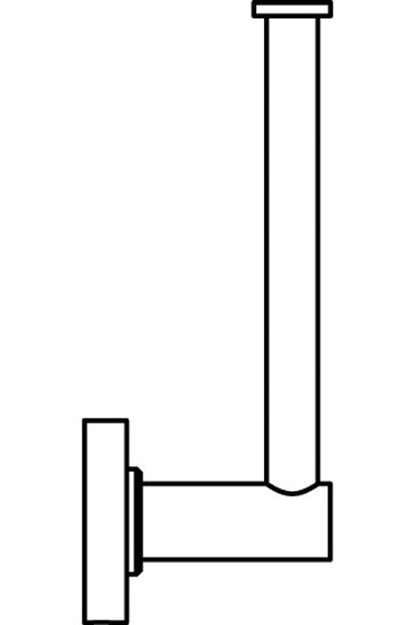 Ideal Standard Papier-/Reserverollenhalter IOM ohne Deckel Chrom, A9132AA