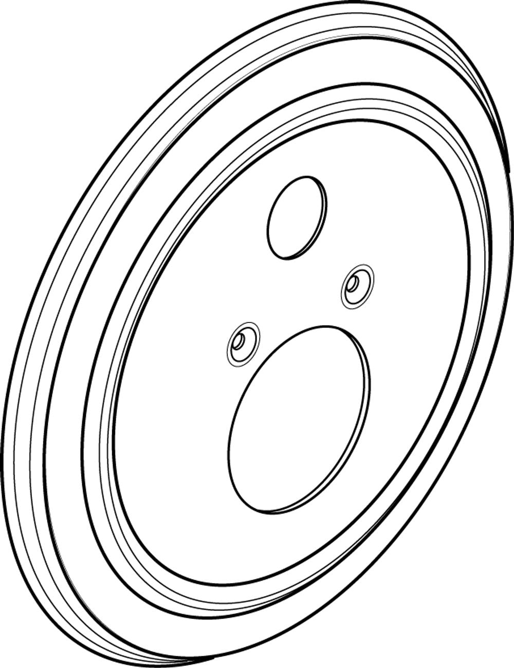 Ideal Standard JADO Rosette Lighthouse Bade BS2, Easy-Box, Chrom, A962761AA