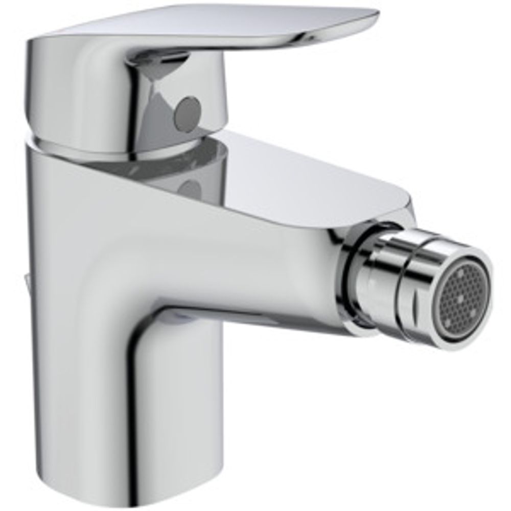 Ideal Standard Bidetarmatur Ceraflex, Ausld. 114mm, m.Ablgarn. aus Kst., Chrom, B1718AA