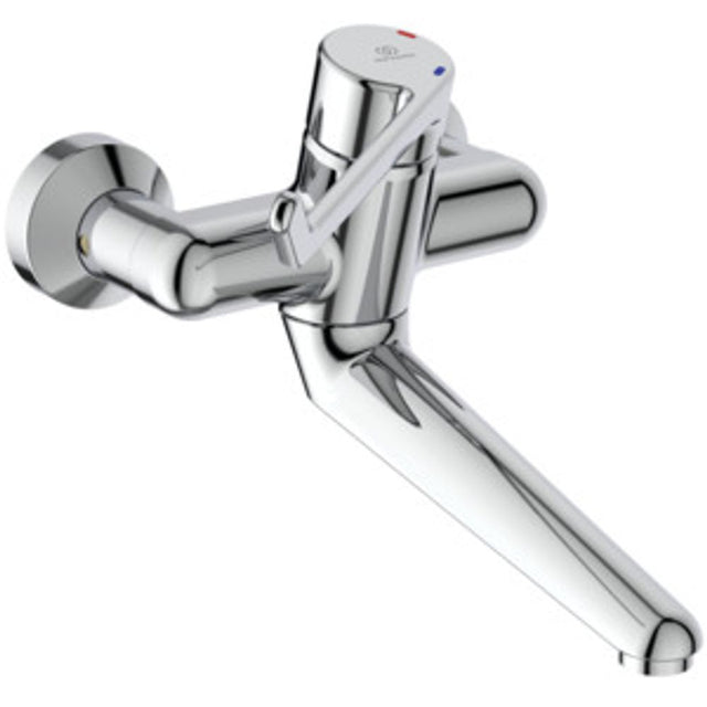 Ideal Standard WWT-Sicherheitsarm.Ceraplus,absperr. S-Anschl., Hebel 180mm,Ausld.280mm,Chrom, B8224AA