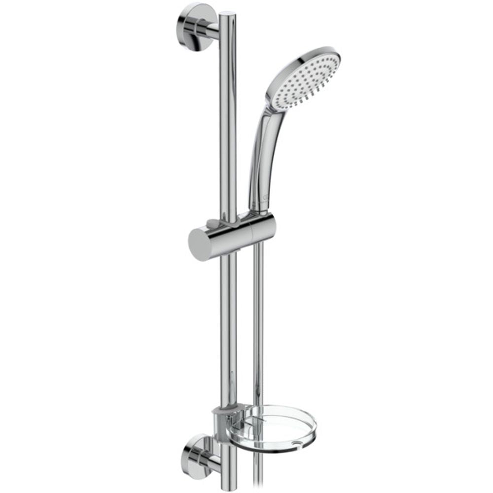 Ideal Standard Brausekombination Idealrain 600mm 1-Funktionshandbrause, d:100mm Chrom, B9412AA