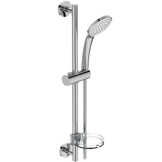 Ideal Standard Brausekombination Idealrain 600mm 1-Funktionshandbrause, d:100mm Chrom, B9412AA