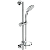 Ideal Standard Brausekombination Idealrain 600mm 3-Funktionshandbrause, d:100mm Chrom, B9415AA