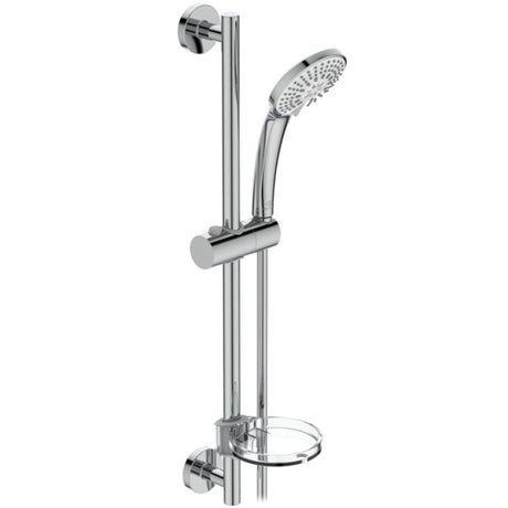 Ideal Standard Brausekombination Idealrain 600mm 3-Funktionshandbrause, d:100mm Chrom, B9415AA