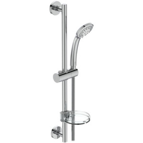 Ideal Standard Brausekombination Idealrain 600mm 3-Funktionshandbrause d:80mm Chrom, B9503AA