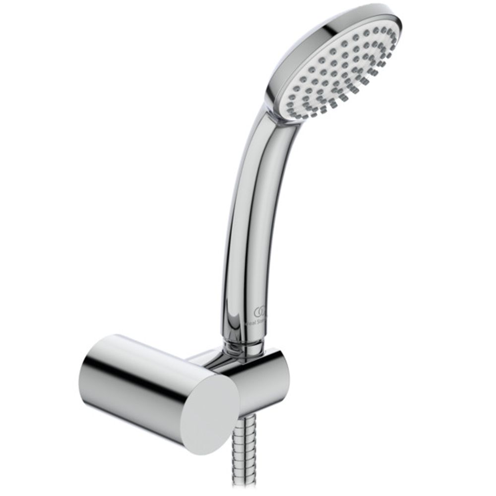 Ideal Standard Handbrause-Set Idealrain 1-Funktionshandbrause, d:80mm Chrom, B9506AA