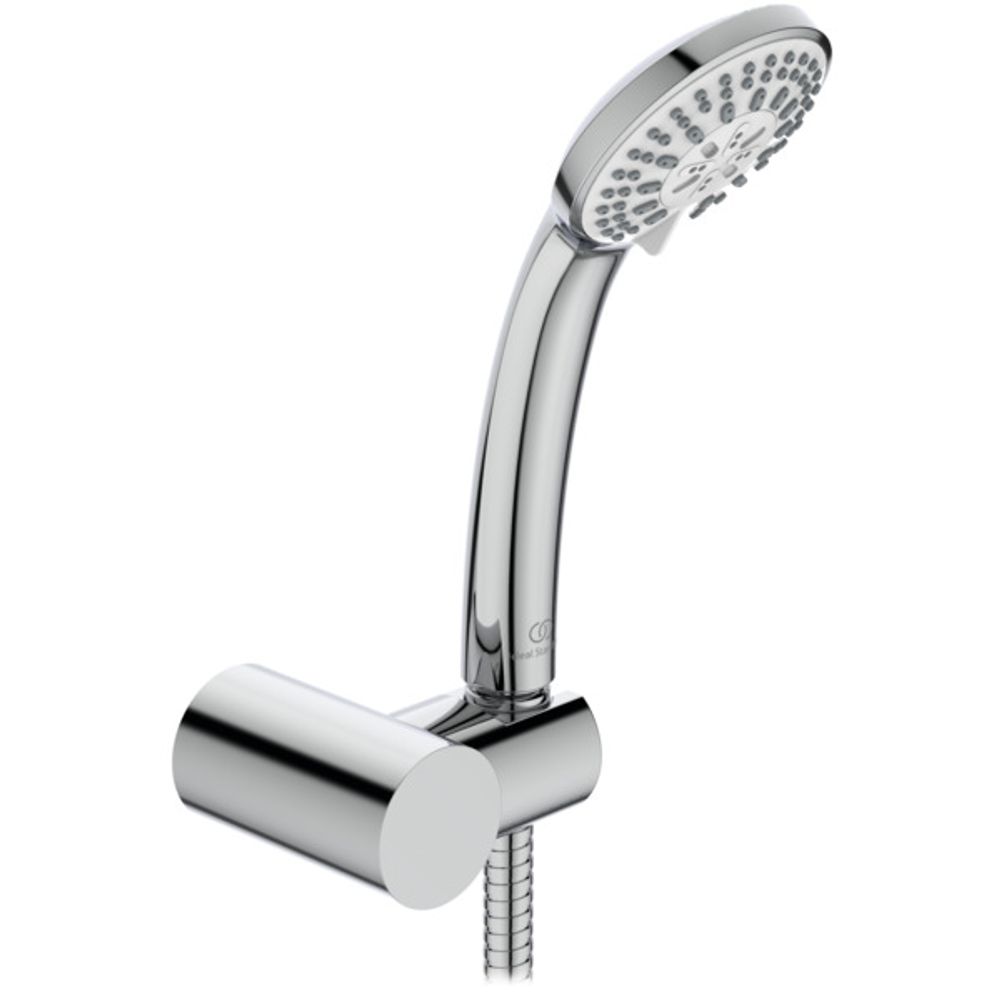 Ideal Standard Handbrause-Set Idealrain 3-Funktionshandbrause, d:80mm Chrom, B9507AA