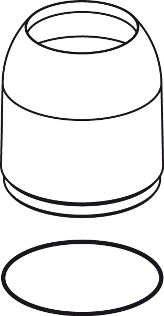Ideal Standard Abdeckkappe mit O-Ring, B960229AA, Chrom, B960229AA