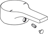 Ideal Standard Griffhebel, Active, mit Logo Ideal Standard , kpl. D47, B960672AA, Chrom, B960672AA