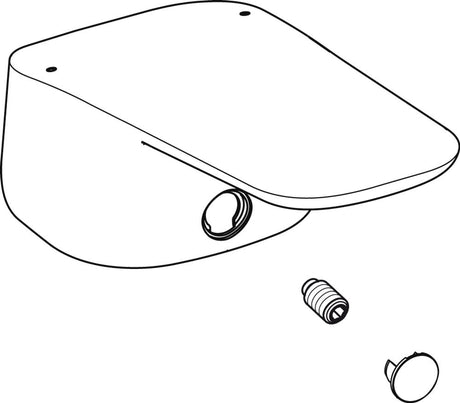 Ideal Standard Griffhebel Ceraflex, mit Logo, Chrom , B961375AA