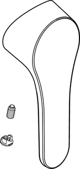Ideal Standard Griff für Küchenarmatur Ceraform, Logo ISI, Chrom, B961425AA