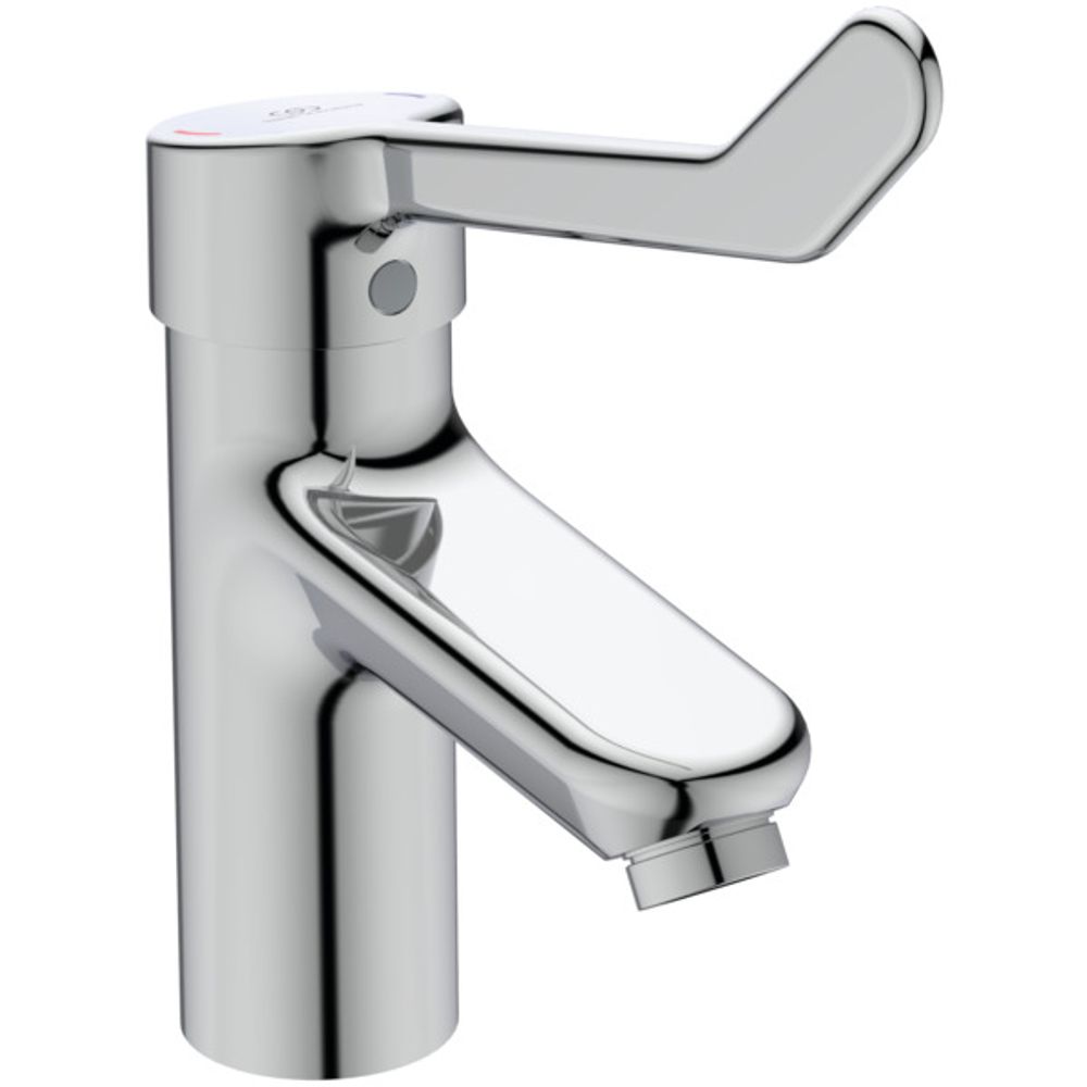 Ideal Standard WT-Armatur Ceraplus m.Klinikhebel m.Ablgarn. Ausld. 112mm Chrom, BC097AA